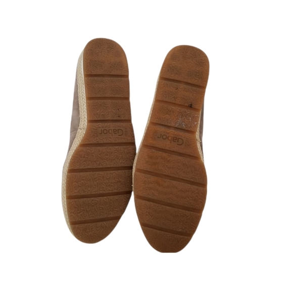 Gabor Wallaby Jute Espadrilles Easy Walking suede flats - Picture 5 of 5